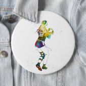 Female Flag Football Player 缶バッジ (インサイチュ)