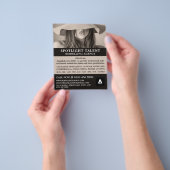 Female Hat Model、Modeling Agency、Model Agent チラシ (手)