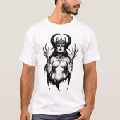 Female Horned Demon Tシャツ (正面)