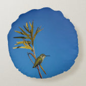 Female Hummingbird ラウンドクッション (裏面)