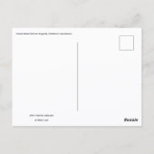 Female Keeled Skimmer Dragonfly ポストカード (裏面)