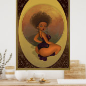 Female Lady Bug type poster ポスター (キッチン)