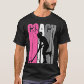 Female Master Hockey Instructor Hockey Coach Tシャツ (正面)