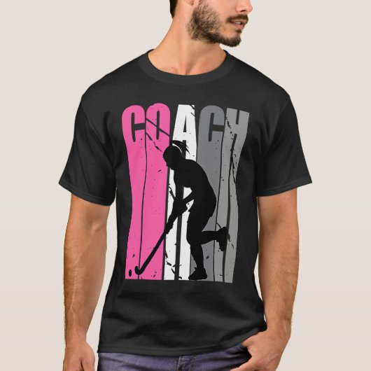 Female Master Hockey Instructor Hockey Coach Tシャツ (正面)