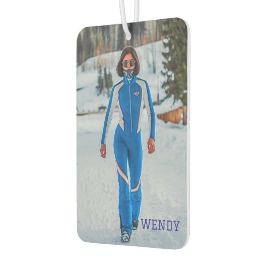 Female name sport theme カーエアーフレッシュナー (左)