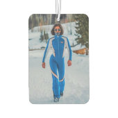 Female name sport theme カーエアーフレッシュナー (裏面)