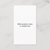 Female Pastor Custom 名刺 (裏面)