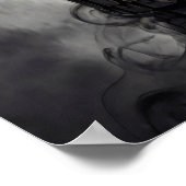 Female Police Tribute Blue Line American Flag LEO ポスター (角)