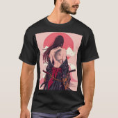 female samurai tシャツ (正面)
