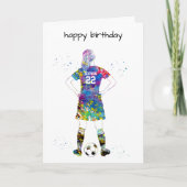 Female Soccer Player カード (正面)