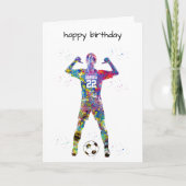 Female Soccer Player カード (正面)