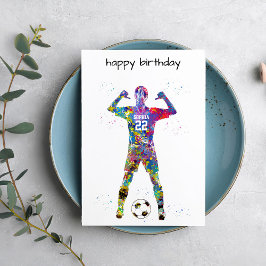 Female Soccer Player カード