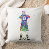 Female Soccer Player  クッション (ブランケット)