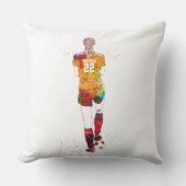 Female Soccer Player  クッション (正面)