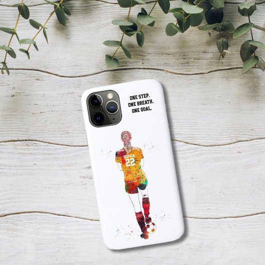 Female Soccer Player iPhone 11 Pro Case Case-Mate iPhoneケース