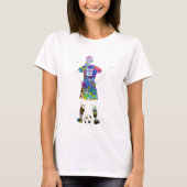 Female Soccer Player  Tシャツ (正面)