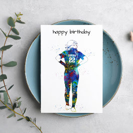 Female Softball Player カード