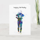 Female Softball Player カード (正面)