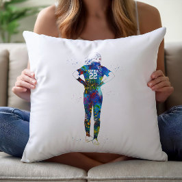 Female Softball Player クッション