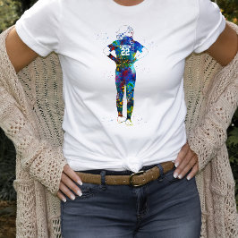 Female Softball Player Tシャツ