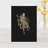 Female soldier カード (黄色い花)