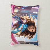 FEMALE SUPERHERO - SCI-FI FANTASY アクセントクッション (裏面(縦))