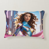 FEMALE SUPERHERO - SCI-FI FANTASY アクセントクッション (裏面)