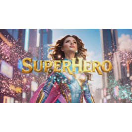 FEMALE SUPERHERO - SCI-FI Tシャツ