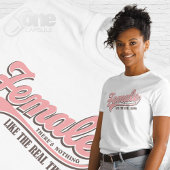 Female There's Nothing Like The Real Thing  Tシャツ