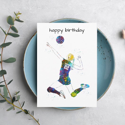 Female Volleyball Player カード