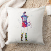 Female Volleyball Player クッション (ブランケット)