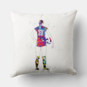 Female Volleyball Player クッション (裏面)