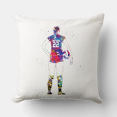 Female Volleyball Player クッション (正面)