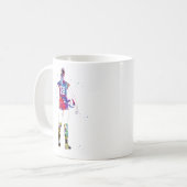 Female Volleyball Player コーヒーマグカップ (正面左)