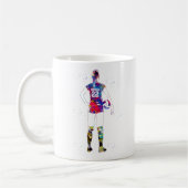 Female Volleyball Player コーヒーマグカップ (左)
