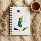 Female Volleyball Player ノートブック