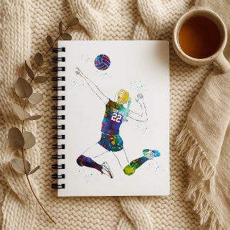 Female Volleyball Player ノートブック