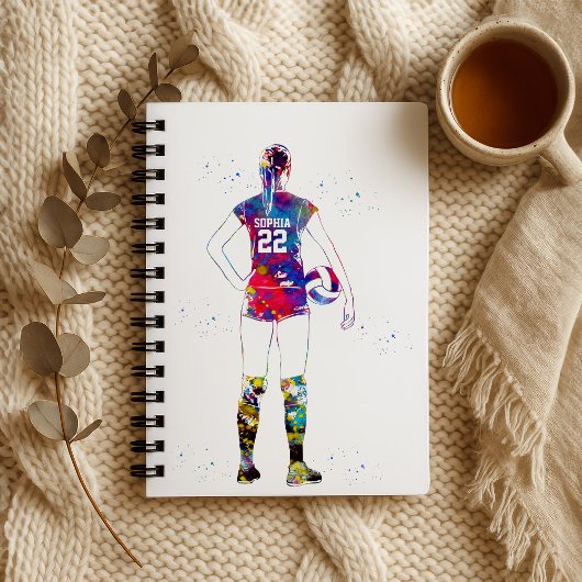 Female Volleyball Player ノートブック