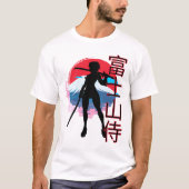 Female Warrior Mt. Fuji Tシャツ (正面)