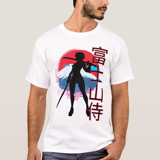 Female Warrior Mt. Fuji Tシャツ (正面)