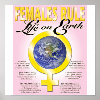 Females Rule Life on Earth poster ポスター