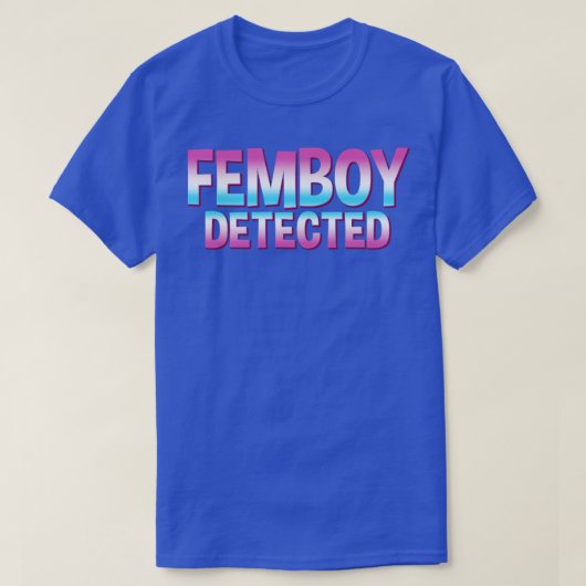 Femboy Femboyがギフトを検出 Tシャツ (デザイン正面)