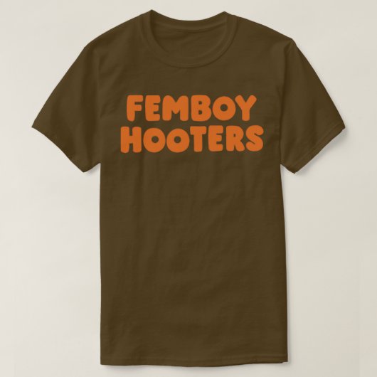 Femboy Hooters 2 Tシャツ (デザイン正面)