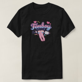 Femboy Lover カワイイ ニーハイソックス ギャマー パステル Tシャツ