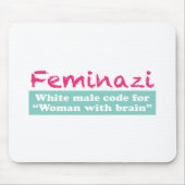 Feminazi マウスパッド (正面)