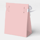 Feminine Birthday Party Favor Design | Blush Rose フェイバーボックス (裏面サイド)