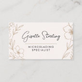 Feminine Botanical Beauty Microblading 名刺 (正面)