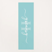 Feminine Large Monogram Script ヨガマット (正面)