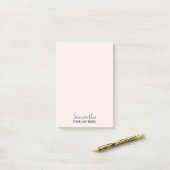 Feminine Minimalist Notepad | Dusty Sage ポストイット (デスク上)