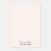 Feminine Minimalist Notepad | Dusty Sage ポストイット (正面)